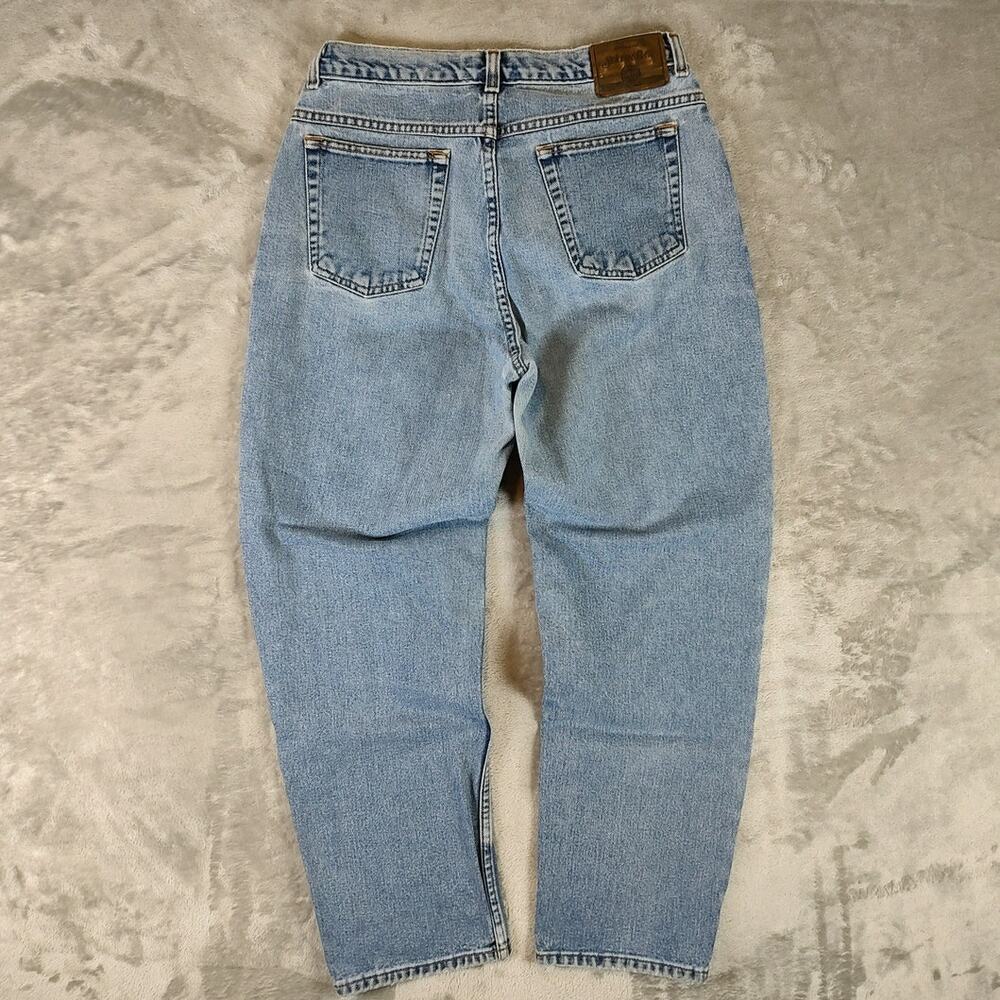 VTG St Johns Bay light wash denim relaxed fit casual streetwear jeans womens 10 - Picture 2 of 8
